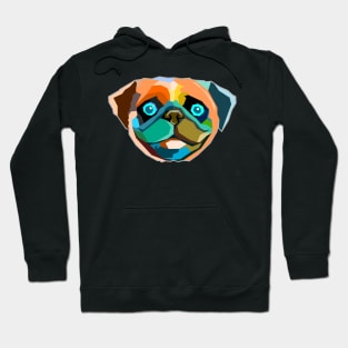 Pug geometric Hoodie